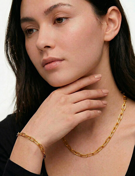 Slušivý pozlacený náramek Elar Gold