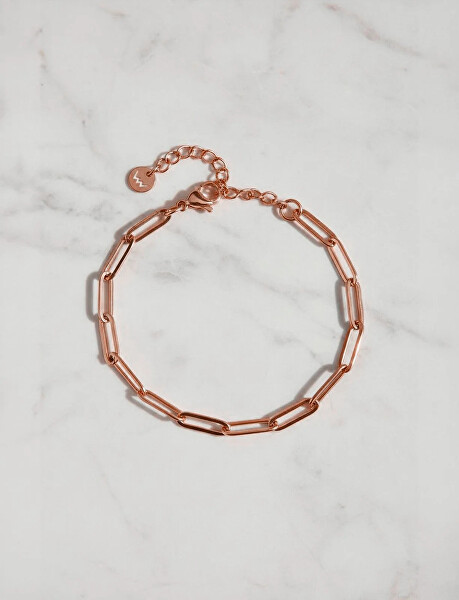 Slušivý pozlacený náramek Elar Rose Gold