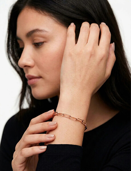 Slušivý pozlacený náramek Isel Rose Gold