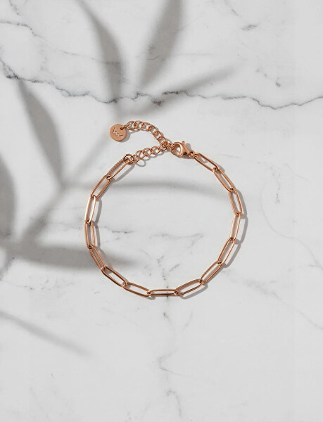 Slušivý pozlacený náramek Isel Rose Gold