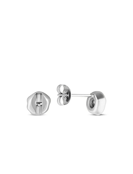 Stylové peckové náušnice Ellin Silver