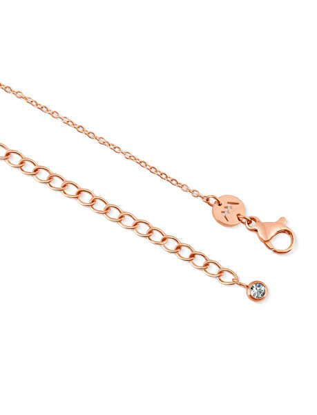 Třpytivý pozlacený náhrdelník Hvězda Staria Rose Gold