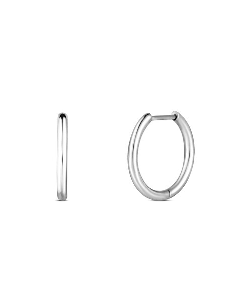 Minimalistické kruhové náušnice Orix Silver