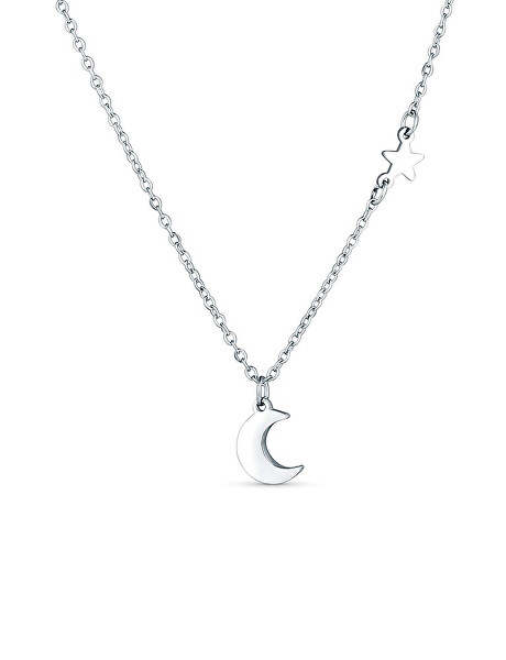 Náhrdelník s přívěskem měsíce Kiral Silver