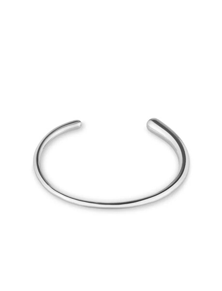 Pevný otevřený náramek Bond Silver