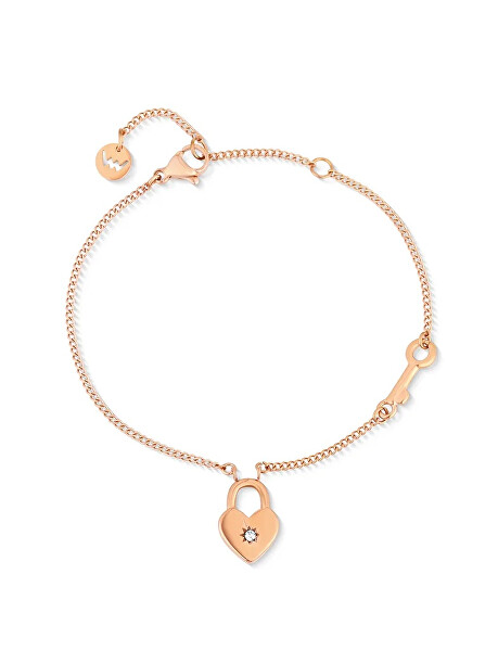 Pozlacený náramek s krystaly Zibella Rose Gold