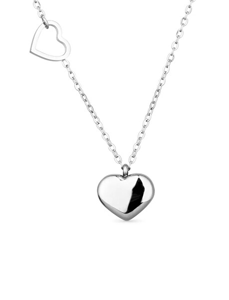 Romantický ocelový náhrdelník Inlove Silver