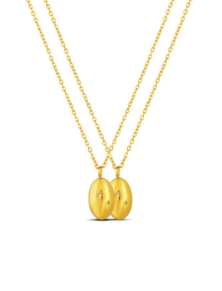 Set párových náhrdelníků Auremi Gold (2 náhrdelníky)