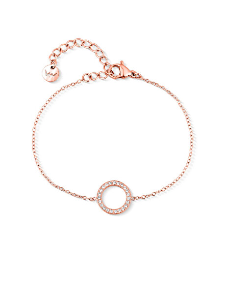 Elegantní pozlacený náramek Elorina Rose Gold