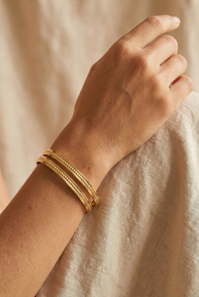 Dvojitý pevný náramok Aurevia Gold VWB260667G