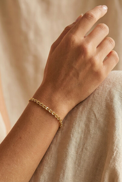 Štýlový pozlátený náramok Elarisse Gold VWB260668G