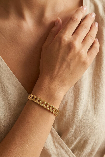 Pevný pozlátený náramok Zarelle Gold VWB260664G