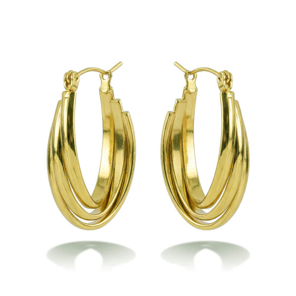 Fashion pozlátené náušnice Xavielle Gold VWE260749G