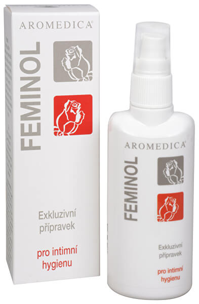 Feminol - mycí olej pro intimní hygienu s růžovým olejem 100 ml