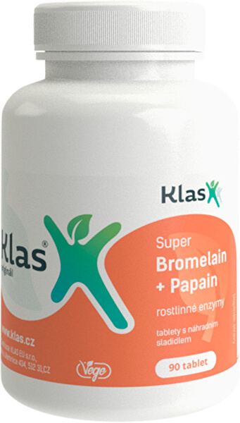 Super Bromelain 500 mg + Papaín 90 tabliet