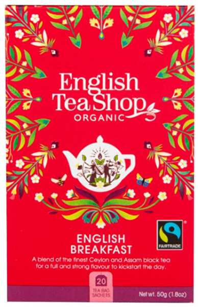 Čierny čaj English Breakfast BIO 20 vrecúšok