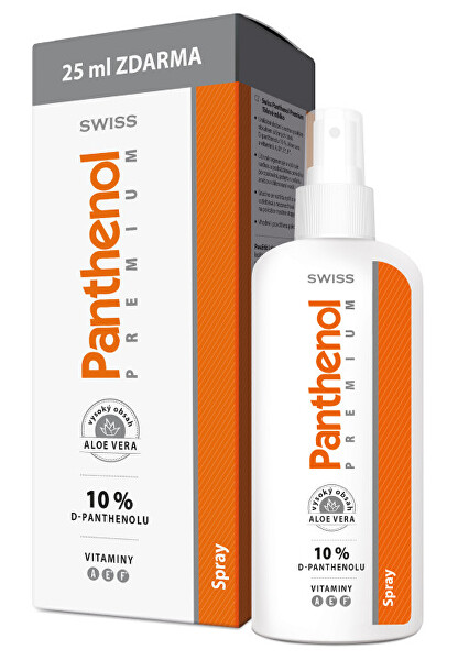 Panthenol 10% Swiss PREMIUM - spray 150 ml + 25 ml ZADARMO