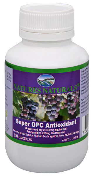 Super OPC Antioxidant výtažek z hroznových zrnek 100 kapslí