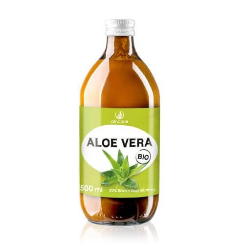 Aloe vera – 100 % Bio šťava 500 ml