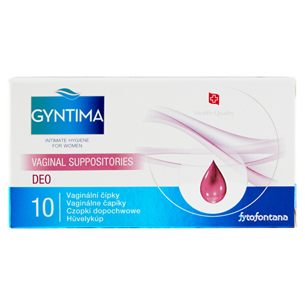 Gyntima vaginální čípky DEO 10 ks