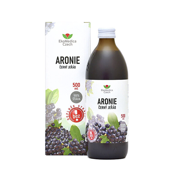 Arónie - 100% šťáva z plodu aronie černoplodé 500 ml