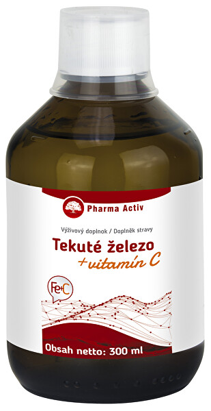 Koloidní železo + vitamín C liquid 300 ml