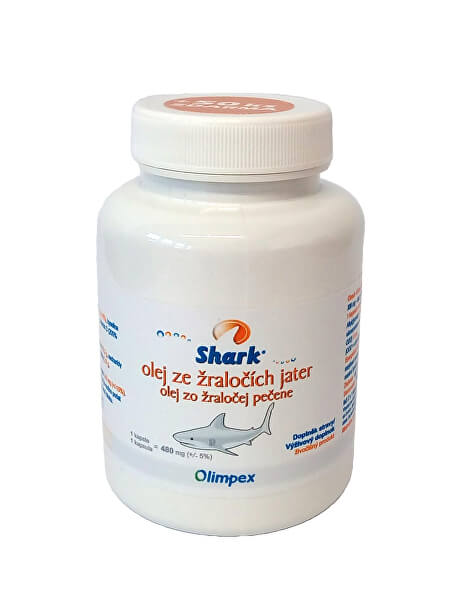 Shark - olej ze žraločích jater 150 kapslí + 50 kapslí ZDARMA