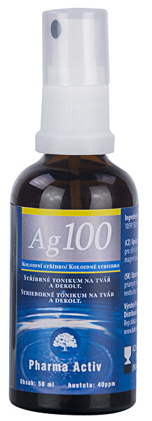 Koloidní stříbro ve spreji Ag100 (40ppm) spray 50 ml