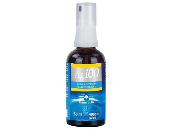 Koloidní stříbro ve spreji Ag100 (40ppm) 50 ml