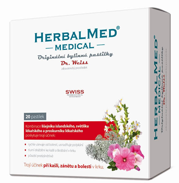Herbalmed Medical Antivirus Dr. Weiss 20 pastilek