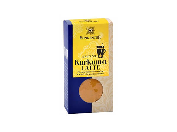 Bio Kurkuma Latte-zázvor 60g krabička (Pikantné korenená zmes)