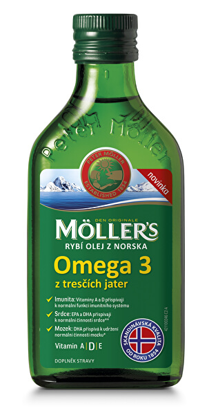 Möller´s rybí olej Omega 3 z tresčej pečene 250 ml