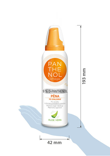 Panthenol Omega pena s Aloe vera 9% 150 ml