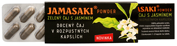 Jamasaki powder - zelený jasmínový a červený čaj - cestovní balení 10 x 1 g