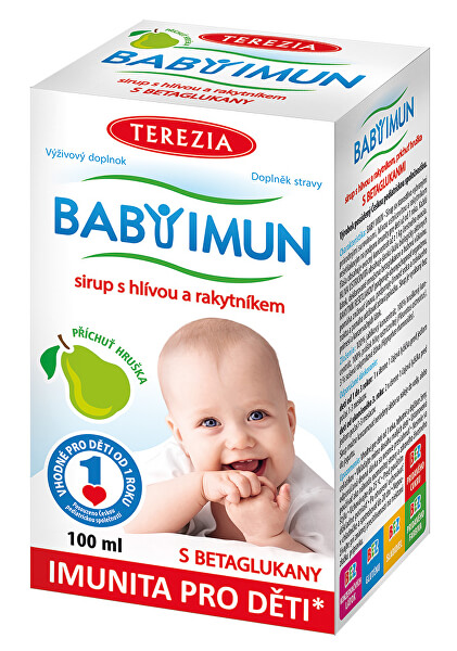 Baby Imun sirup s hlívou a rakytníkem - hruška 100 ml