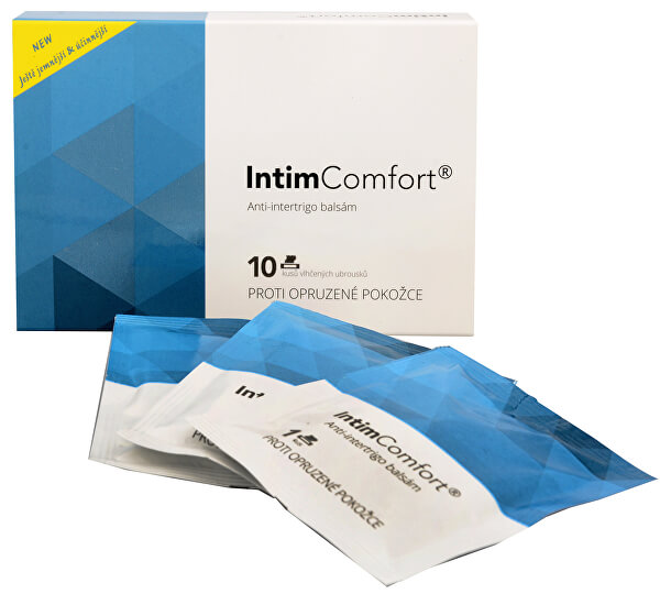 Intim Confort anti-intertrigo balsam complex de 10 de bucăți de șervețele umede