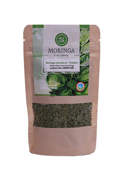 Moringa olejodárná - sušené listy (flakes) 30 g
