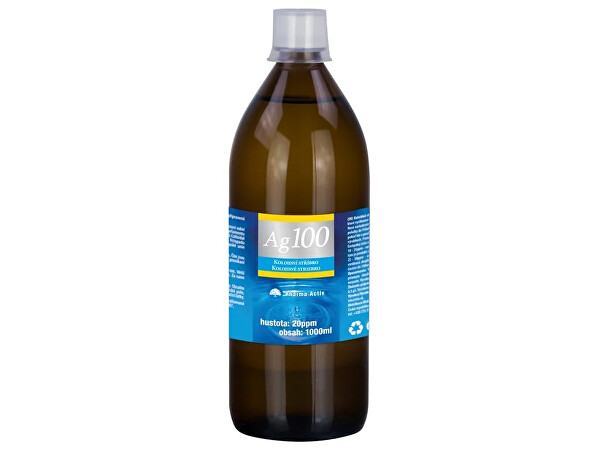 Koloidní stříbro Ag100 (20ppm) 1000 ml