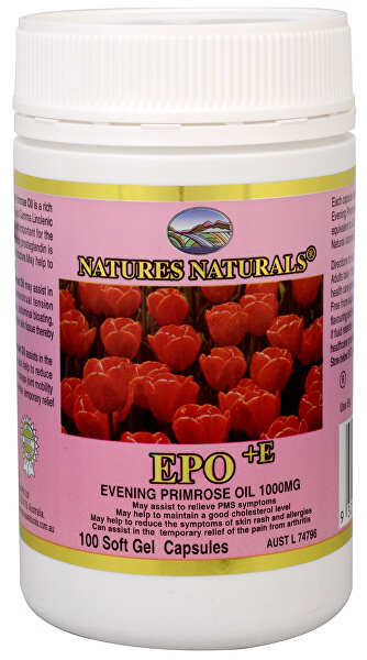 Evening Primrose oil - Pupalkový olej 1000 mg 100 kapslí