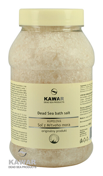 Kúpeľová soľ z Mŕtveho mora 1000 g