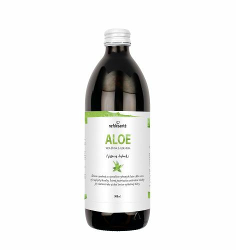 SLEVA - Aloe - 100% šťava z Aloe vera 500 ml - poškozený obal