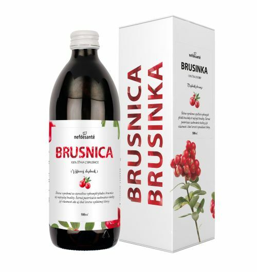 Brusinka - 100% šťava 500 ml