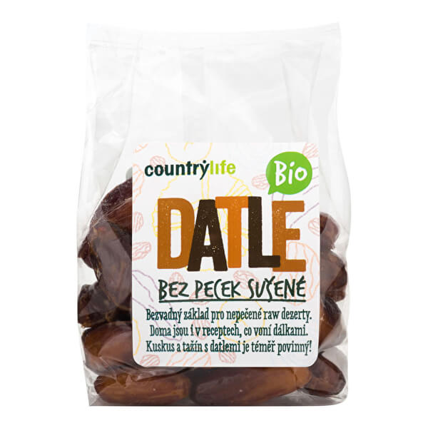 Datle sušené bez pecek BIO