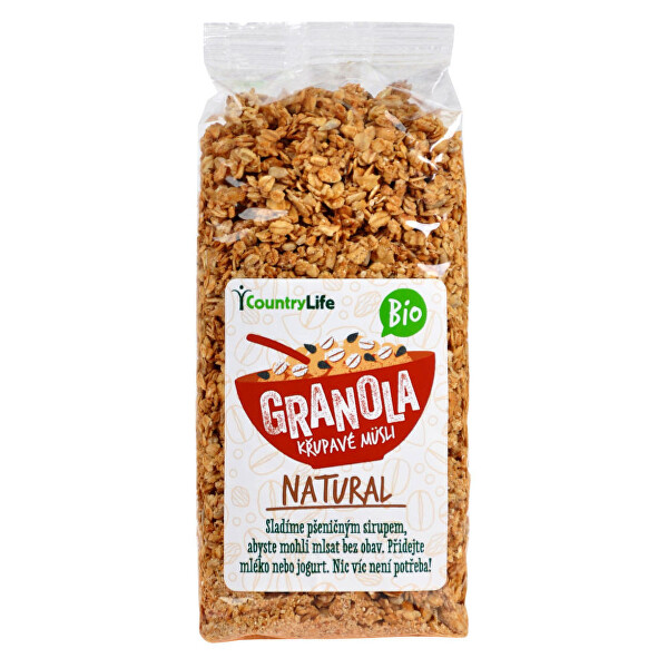 Granola - Křupavé müsli Natural BIO 350 g