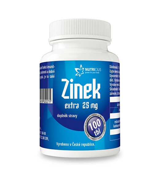 Zinek EXTRA 25 mg 100 tbl.