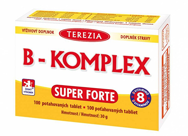 Vitamín B Super Forte + 100 tablet