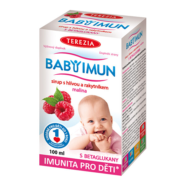 Baby Imun sirup s hlívou a rakytníkem - malina 100 ml