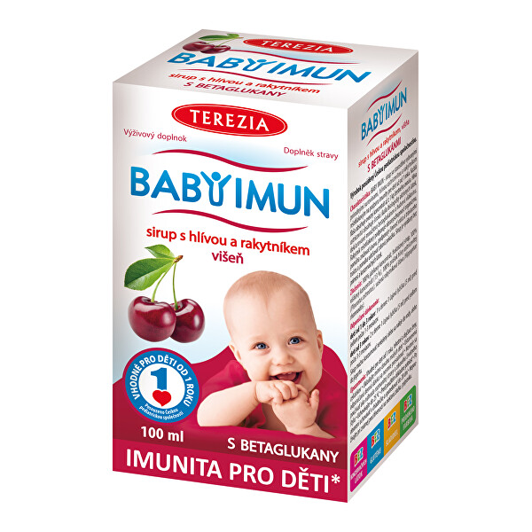 Baby Imun sirup s hlívou a rakytníkem - višeň 100 ml