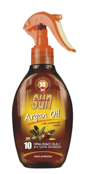 Opalovací olej s arganovým olejem OF 10 200 ml