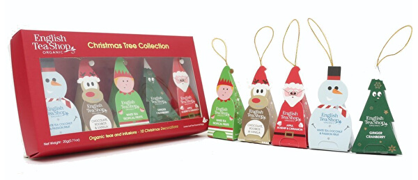 Darčeková sada Vianočné figúrky na stromček BIO 10 pyramidek